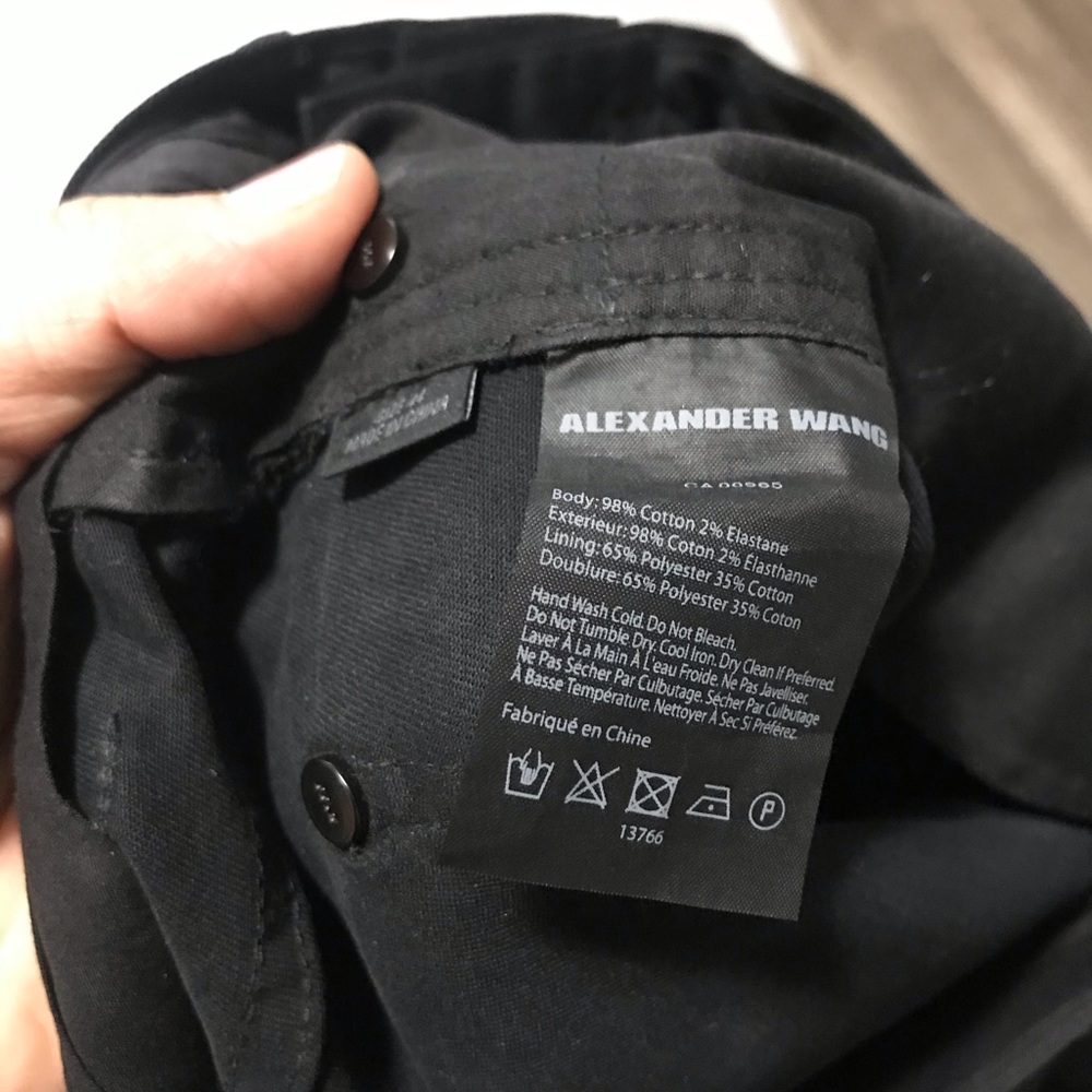 Alexander Wang black pants size 44